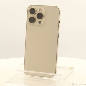 (中古)Apple iPhone13 Pro 256GB ゴールド MLUQ3J/A SIMフリー(262-ud)