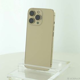 (中古)Apple iPhone13 Pro 128GB ゴールド MLUH3J/A SIMフリー(251-ud)