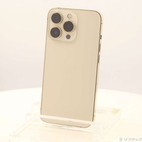 (中古)Apple iPhone13 Pro 128GB ゴールド MLUH3J/A SIMフリー(295-ud)