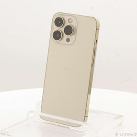 (中古)Apple iPhone13 Pro 256GB ゴールド MLUQ3J/A SIMフリー(305-ud)