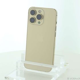 (中古)Apple iPhone13 Pro 256GB ゴールド MLUQ3J/A SIMフリー(377-ud)