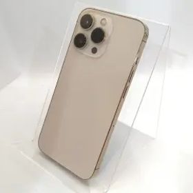 【中古】Apple 国内版 【SIMフリー】 iPhone 13 Pro 128GB ゴールド MLUH3J/A【高崎モントレー】保証期間１ヶ月【ランクC】