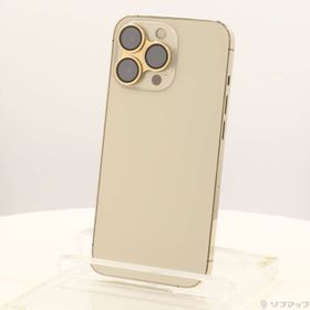 (中古)Apple iPhone13 Pro 128GB ゴールド MLUH3J/A SIMフリー(297-ud)