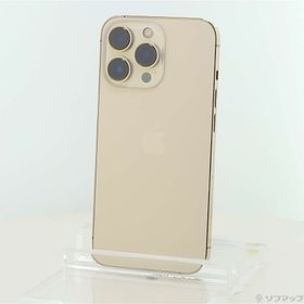 (中古)Apple iPhone13 Pro 128GB ゴールド MLUH3J/A SIMフリー(377-ud)