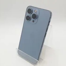 【中古】Apple au 【SIMフリー】 iPhone 13 Pro 128GB シエラブルー MLUK3J/A【柏】保証期間１ヶ月【ランクC】