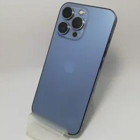 【中古】Apple au 【SIMフリー】 iPhone 13 Pro 128GB シエラブルー MLUK3J/A【新橋】保証期間１ヶ月【ランクC】