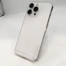 【中古】【赤ロム保証あり】Apple au 【SIMフリー】 iPhone 13 Pro 256GB シルバー MLUP3J/A【浜松駅前】保証期間１ヶ月【ランクC】