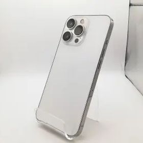 【中古】Apple au 【SIMフリー】 iPhone 13 Pro 256GB シルバー MLUP3J/A【新宿】保証期間１ヶ月【ランクC】