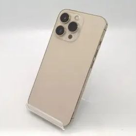 【中古】Apple au 【SIMフリー】 iPhone 13 Pro 256GB ゴールド MLUQ3J/A【広島本通】保証期間１ヶ月【ランクC】