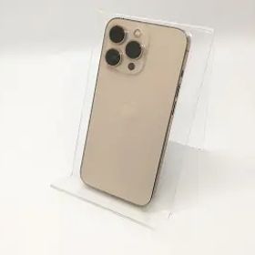 【中古】Apple docomo 【SIMフリー】 iPhone 13 Pro 256GB ゴールド MLUQ3J/A【秋葉4号】保証期間１ヶ月【ランクB】