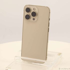 (中古)Apple iPhone13 Pro 256GB ゴールド MLUQ3J/A SIMフリー(269-ud)