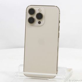 (中古)Apple iPhone13 Pro 256GB ゴールド MLUQ3J/A SIMフリー(269-ud)