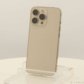 (中古)Apple iPhone13 Pro 256GB ゴールド MLUQ3J/A SIMフリー(262-ud)