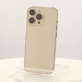 (中古)Apple iPhone13 Pro 256GB ゴールド MLUQ3J/A SIMフリー(196-ud)