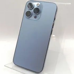 【中古】Apple SoftBank 【SIMフリー】 iPhone 13 Pro 256GB シエラブルー MLUU3J/A【津田沼】保証期間１ヶ月【ランクB】