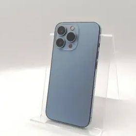 【中古】Apple docomo 【SIMフリー】 iPhone 13 Pro 256GB シエラブルー MLUU3J/A【千葉】保証期間１ヶ月【ランクC】