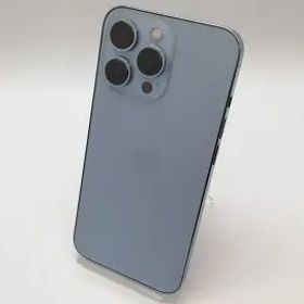 【中古】Apple au 【SIMフリー】 iPhone 13 Pro 256GB シエラブルー MLUU3J/A【鹿児島中町】保証期間１ヶ月【ランクC】