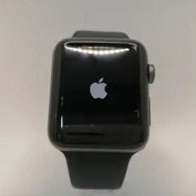【中古】Apple Apple Watch Series3 42mm GPS スペースグレイアルミニウム/ブラックスポーツバンド MQL12J/A【川崎駅前】保証期間１ヶ月
