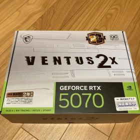 MSI GeForce RTX 5070 VENTUS 2X OC 保証期間内！