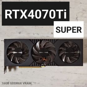 【L字コネクタ付き】GeForce RTX4070Ti SUPER