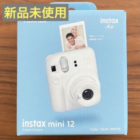 【新品未開封】FUJIFILM instax mini 12 本体 ホワイト