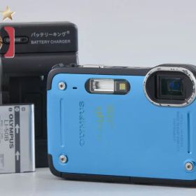 【中古】OLYMPUS オリンパス TOUGH TG-620 ブルー コンパクトデジタルカメラ シャッター回数僅少