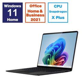 マイクロソフト Microsoft Surface Laptop第7世代 ブラック [Copilot+ PC/13.8型/Win11(Arm版)/Snapdragon X Plus/16GB/SSD512GB/Office 選択可能] ZGM00056
