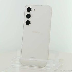 〔中古〕SAMSUNG(サムスン) Galaxy S23 256GB クリーム SC-51D docomo SIMフリー〔349-ud〕