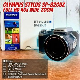 OLYMPUS STYLUS SP-820UZ 動作確認済 光学40倍 箱付