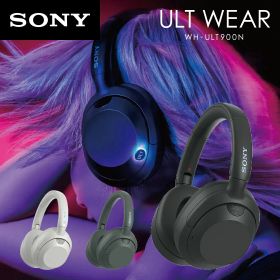 【新品】ソニー SONY Bluetooth ワイヤレス ノイズキャンセリング ステレオ ヘッドセット ヘッドホン ハイレゾ対応 ULT POWER SOUND 重低音 WH-ULT900N BC ブラック