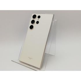 【中古】SAMSUNG au 【SIMフリー】 Galaxy S23 Ultra クリーム 12GB 256GB SCG20【大宮東口】保証期間１ヶ月【ランクC】