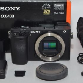 250625★ほぼ新品★SONY(ソニー) APS-C ミラーレス一眼カメラ α6400 ボディ(レンズなし) ブラック ILCE-6400 B
