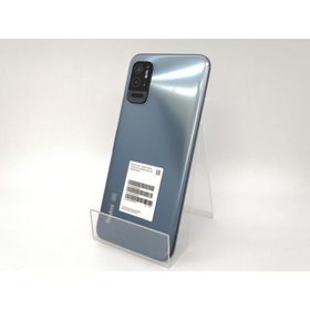 【中古】Xiaomi SoftBank 【SIMフリー】 Redmi Note 10T アジュールブラック 4GB 64GB A101XM【三宮センター】保証期間１ヶ月【ランクB】