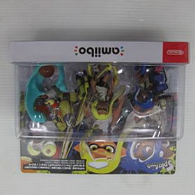 amiibo トリプルセット [インクリング【イエロー】／オクトリング【ブルー】／コジャケ] スプラトゥーンシリーズ
