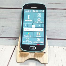 docomo 富士通 F-03K らくらくスマートフォン me blue ブルー 501
