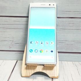 au Xperia 8 SOV42 ブルー 本体 白ロム SIMロック解除済み SIMフリー C901986