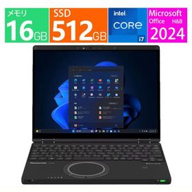 Panasonic パナソニック Let's note QR4 CF-QR4KDNCR [ブラック]12.4 型, CPU:第13世代 インテル Core i7 1360P, メモリ: 16GB, ストレージ:512GB SSD 展示品