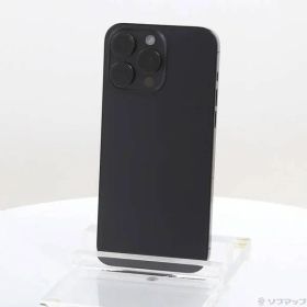 ソフマップ 〔中古品〕 iPhone15 Pro Max 256GB ブラックチタニウム MU6P3J／A SIMフリー【377】