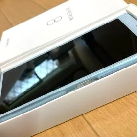 SIMフリー Xperia 8 902SO 64GB ブラック 電池良好 ブルー