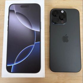 【美品】iPhone 16 Pro Max 256GB ブラックチタニウム