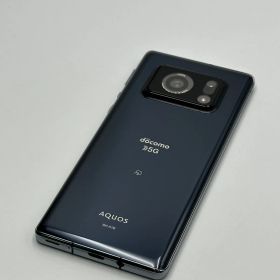 【中古C】AQUOS R6 SH-51B ブラック SIMフリー 白ロム