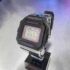 CASIO G-SHOCK G-LIDE DW-5600 ブラック 紫文字