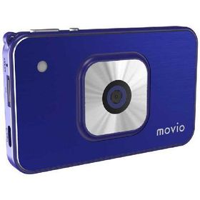 【長期保証付】ナガオカ MSL600BL ブルー 厚さ9.5mm超薄型形状スリムデジタルカメラ movio