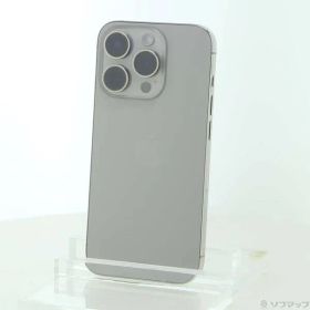 ソフマップ 〔中古品〕 iPhone15 Pro 256GB ナチュラルチタニウム MTUF3J／A SIMフリー【269】