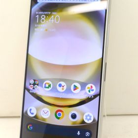 白ロム docomo SIMフリー SHARP AQUOS R8 256GB Android16 クリーム SH-52D 初期化済【中古】