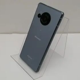 【中古】SHARP docomo 【SIMフリー】 AQUOS R8 ブルー 8GB 256GB SH-52D【仙台イービーンズ】保証期間１ヶ月【ランクB】