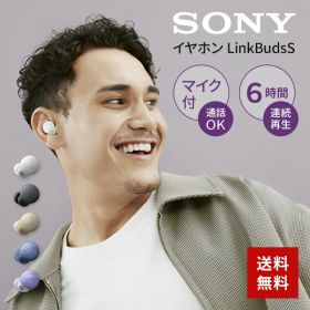 【新品】イヤホン LinkBudsS【ワイヤレス(左右分離)/Bluetooth/ノイズキャンセリング対応/マイク対応/マルチポイント対応予定/アースブルー】 SONY ソニー WF-LS900N-LC