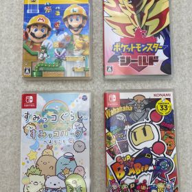 ▼スーパーマリオメーカー2 0012958721ポケットモンスター シールド 0013015417すみっコぐらし すみっコパークへようこそ0012674672 SUPER BOMBERMAN R0012538362 Swicthソフト４点