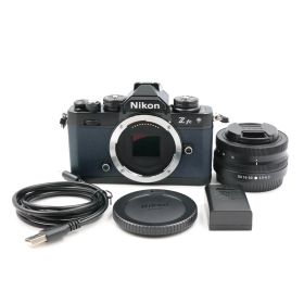 ■シャッター数2299枚！極上品■ Nikon Z fc レンズキット チョークブルー ブラック プレミアムエクステリア張替済み ミラーレス一眼カメラ