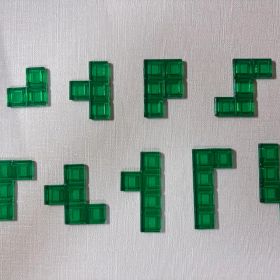ブロックス マテル製 blokus パーツ ピース 緑 まとめ売り セット売り